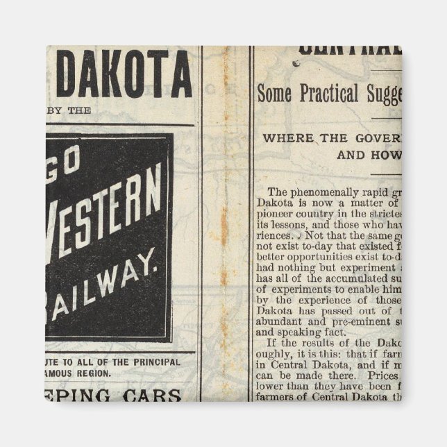 Central Dakota Magnet (Framsidan)