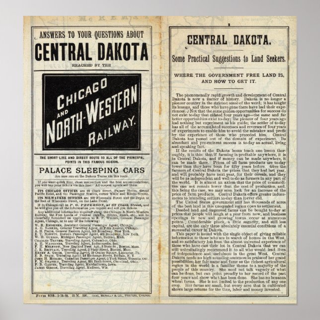 Central Dakota Poster (Framsidan)