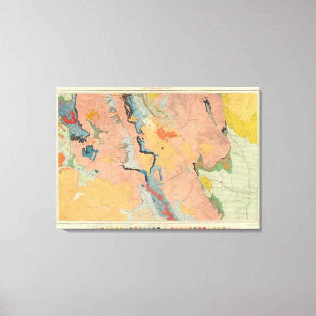 Central färgado 2 canvastryck (Framsida)