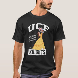 Central Florida Golden Knights Prinsessa Belle Mör T Shirt