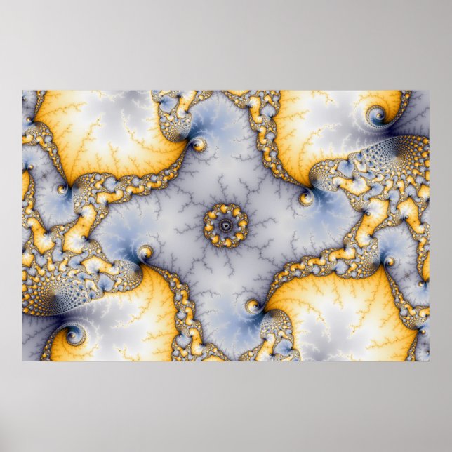 Central - Fractal Art Poster (Framsidan)