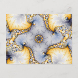 Central - Fractal Art Vykort