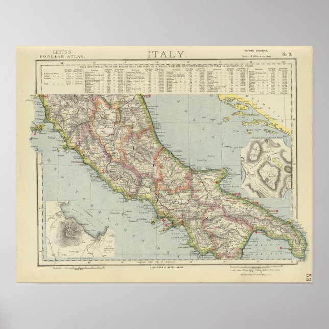 Central Italien Poster (Framsidan)