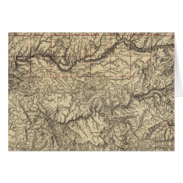 Central Kalifornien Hälsningskort (Framsidan Horizontal)