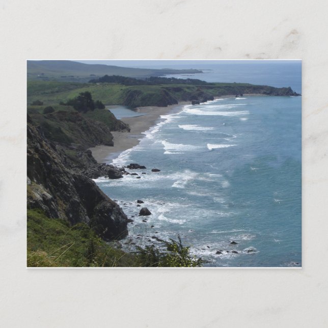 Central Kalifornien Kusten Vykort (Framsida)