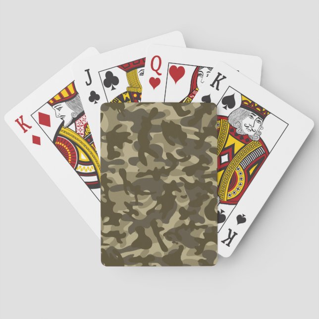 Central kamouflage casinokort (Baksidan)