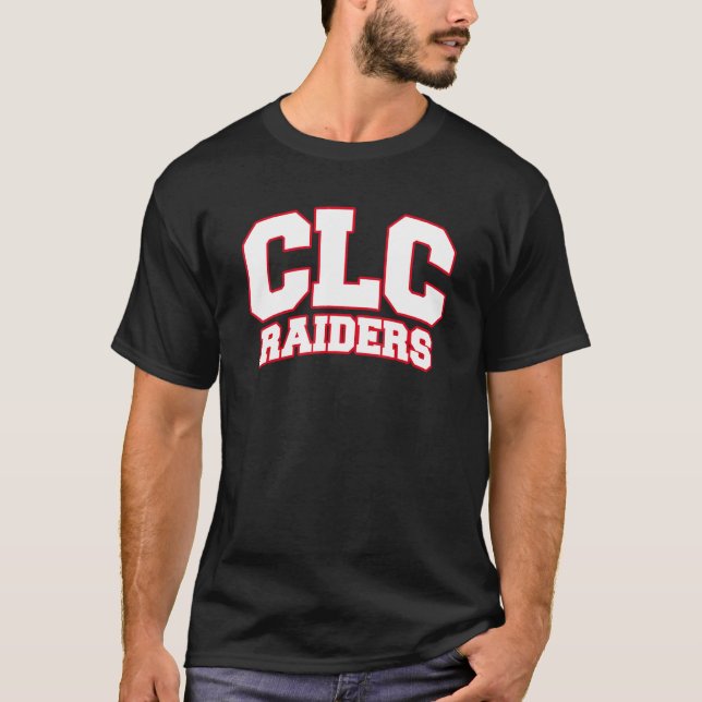 Central Lakes College CLC Raiders 02 T Shirt (Framsida)