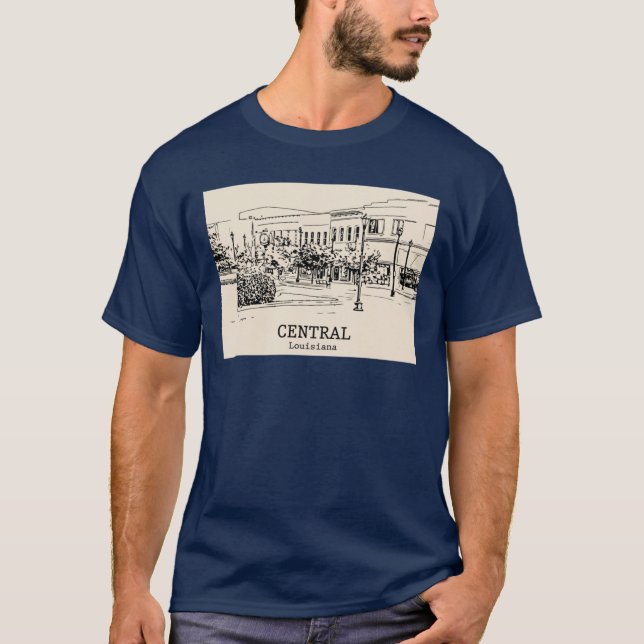 Central Louisiana T Shirt (Framsida)