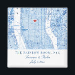 Central Manhattan Destination Wedding Favor Magnet<br><div class="desc">Fira Manhattan bröllop med den här eleganten, New York City karta-temed keepsakmagnet. Perfekt för ikoner som Rainbow Room, Plaza Hotel, Central Park Boathouse, Foundry, The St. Regis New York, Tribeca Rooftop, Pierre, Gotham Hall, Cipriani 42nd Street och Metropolitan Klubb. Den här sofistikerade designen fångar NYC:s innersta väsen och skapar den...</div>