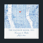 Central Manhattan Destination Wedding Favor Magnet<br><div class="desc">Fira Manhattan bröllop med den här eleganten, New York City karta-temed keepsakmagnet. Perfekt för ikoner som Rainbow Room, Plaza Hotel, Central Park Boathouse, Foundry, The St. Regis New York, Tribeca Rooftop, Pierre, Gotham Hall, Cipriani 42nd Street och Metropolitan Klubb. Den här sofistikerade designen fångar NYC:s innersta väsen och skapar den...</div>