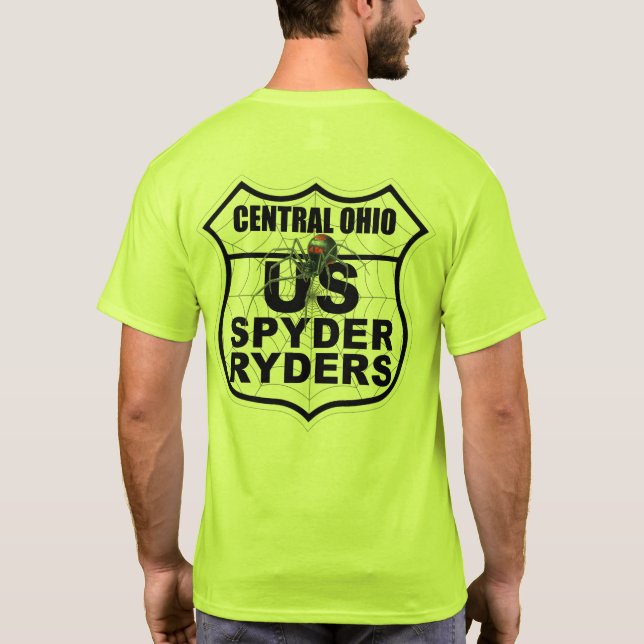 Central Ohio Kapitel - Logo 2-sidig trans T Shirt (Baksida)