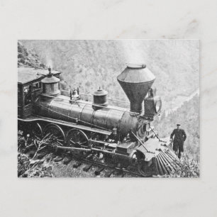 Central Pacific Railroad Cape Horn Kalifornien Vykort