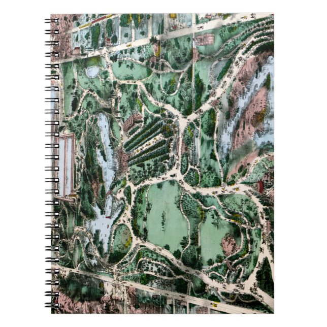 CENTRAL PARK 1860 ANTECKNINGSBOK (Framsidan)