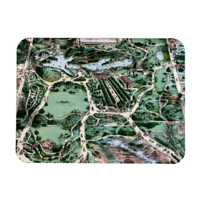 CENTRAL PARK, 1860 MAGNET (Horisontell)