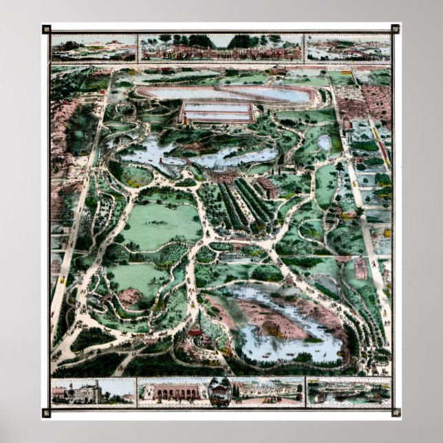 CENTRAL PARK, 1860 POSTER (Framsidan)