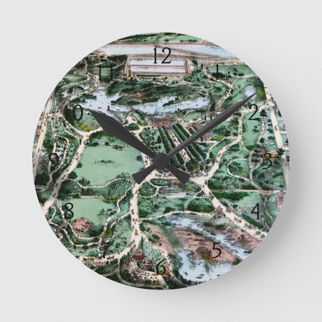 CENTRAL PARK 1860 RUND KLOCKA (Framsida)