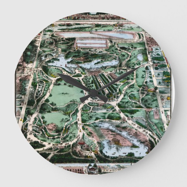 CENTRAL PARK 1860 STOR KLOCKA (Framsida)