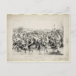 Central Park, 1862, Currier & Ives Vykort