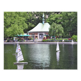 Central Park Boat Pond Fototryck