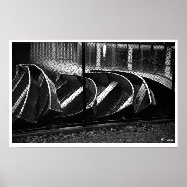 Central Park Boats Poster (Framsidan)