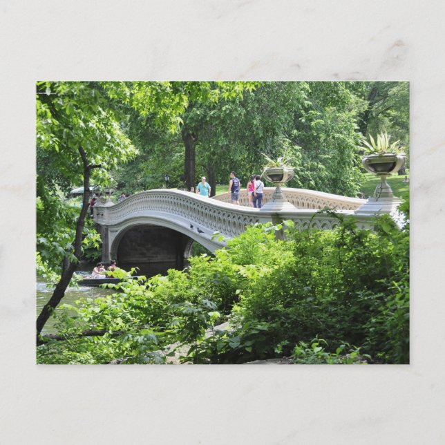 Central Park Bow Bidge Vykort (Framsida)