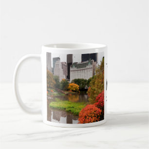 Central Park i det anpassade namnet mugg för höste