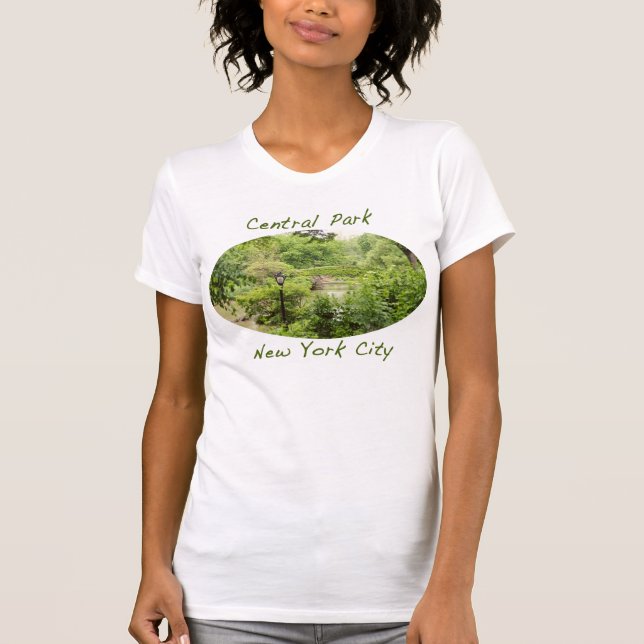 Central Park i New York City T-shirt (Framsida)