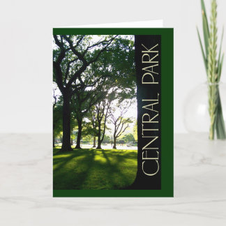 Central Park i NYC Kort