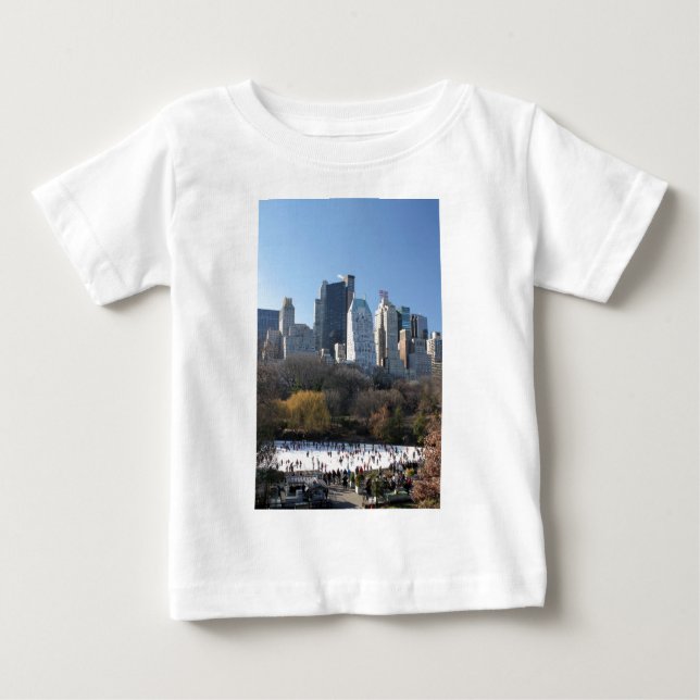 Central Park Ice Rink Tee Shirt (Framsida)