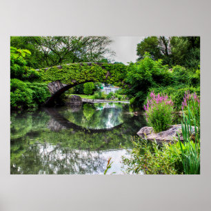 Central Park landskap fotoet Poster
