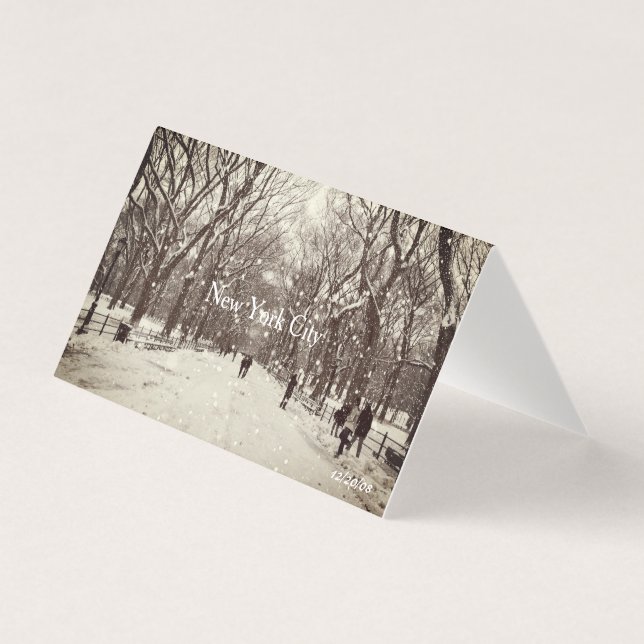 Central Park Magnetic Card Kort (Framsida)