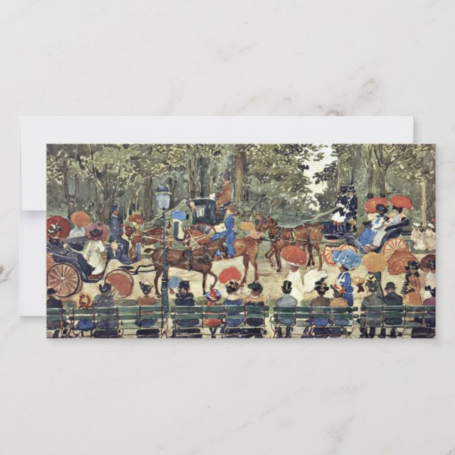 Central Park New York by Prendergast Maurice Brazi (Framsida)