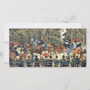 Central Park New York by Prendergast Maurice Brazi