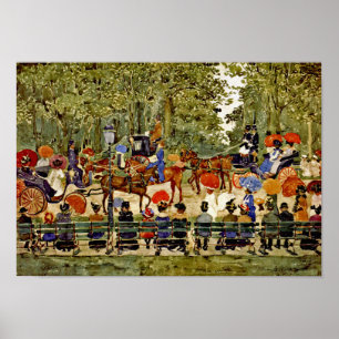 Central Park New York City av Maurice Prendergast Poster