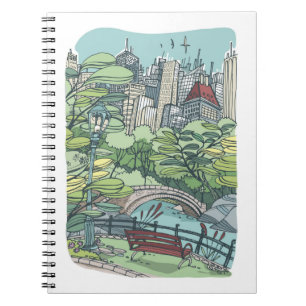 Central Park New York City, NY Anteckningsbok