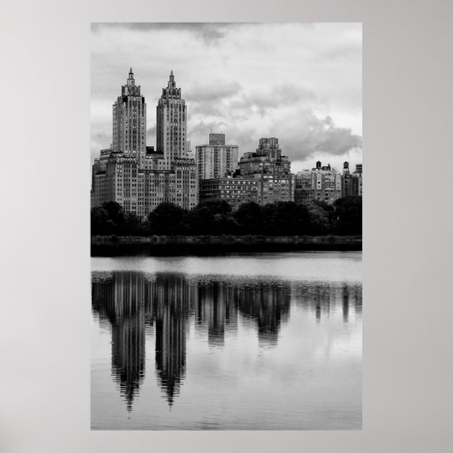 Central Park New York City Skyline Poster (Framsidan)