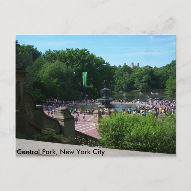 Central Park, New York City Vykort (Framsida)