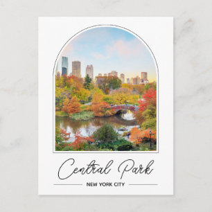 Central Park New York Foto vykort