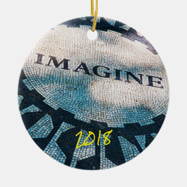 Central Park, New York Julgransprydnad Keramik (Framsidan)