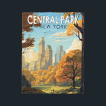 Central Park New York Travel Art Vintage Fleecefilt<br><div class="desc">Centrala parkens vektorteckningar. Central Park är en stadspark mellan Övre Västern Side och Övre Öster Side på Manhattan i New York City som var den första landskapsparken i Förenade Stater.</div>