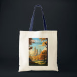 Central Park New York Travel Art Vintage Tygkasse<br><div class="desc">Centrala parkens vektorteckningar. Central Park är en stadspark mellan Övre Västern Side och Övre Öster Side på Manhattan i New York City som var den första landskapsparken i Förenade Stater.</div>