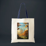 Central Park New York Travel Art Vintage Tygkasse<br><div class="desc">Centrala parkens vektorteckningar. Central Park är en stadspark mellan Övre Västern Side och Övre Öster Side på Manhattan i New York City som var den första landskapsparken i Förenade Stater.</div>