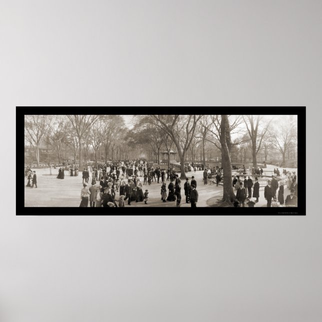 Central Park NY Photo 1902 Poster (Framsidan)