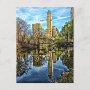 Central Park, NYC, Vykort