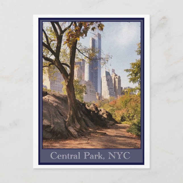 Central Park, NYC Vykort (Framsida)