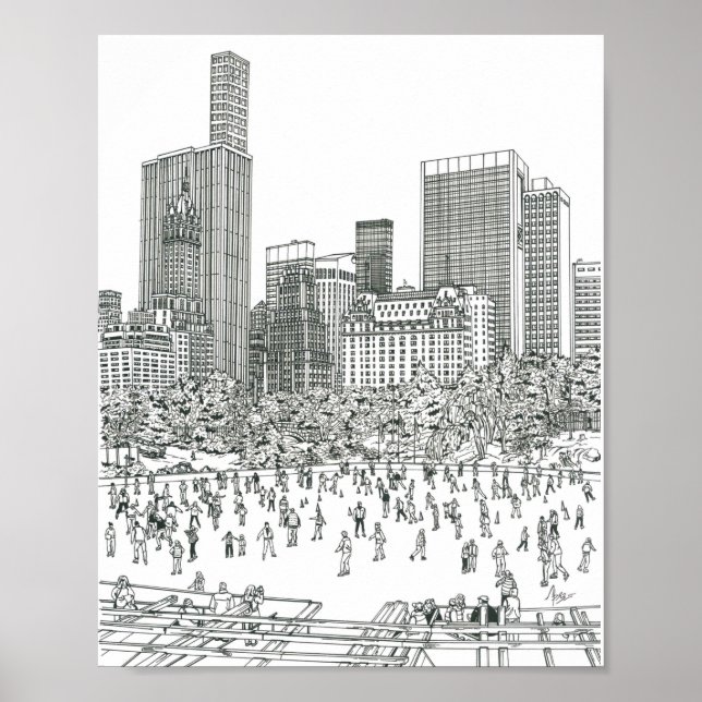 Central park poster (Framsidan)