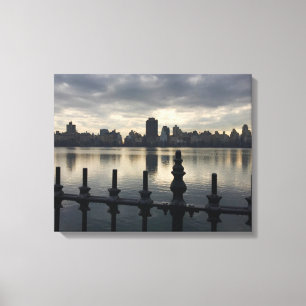 Central Park Reservoir New York City Sunrise NYC Canvastryck