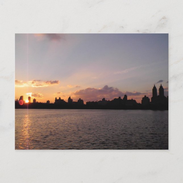 Central Park Reservoir, NYC Vykort (Framsida)