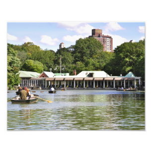 Central Park sjöbod Fototryck