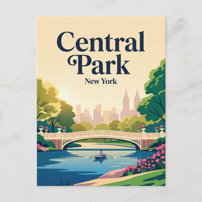 Central Park USA Vykort (Framsida)